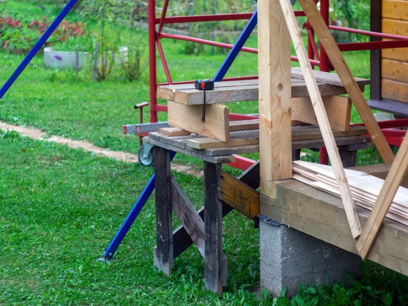 Porch Post Installation