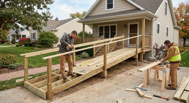 Accessible Ramp Construction in Conroe, TX