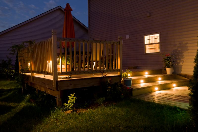 Luxury deck with lighting