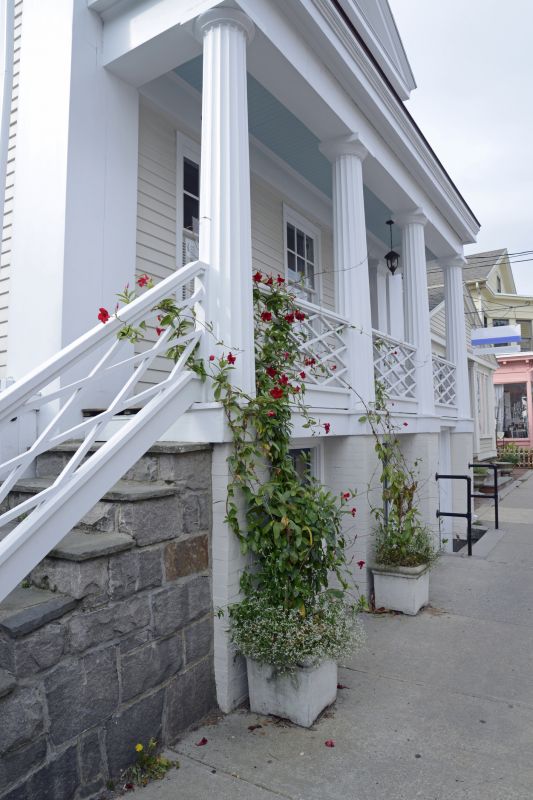 Porch with Decorative Posts